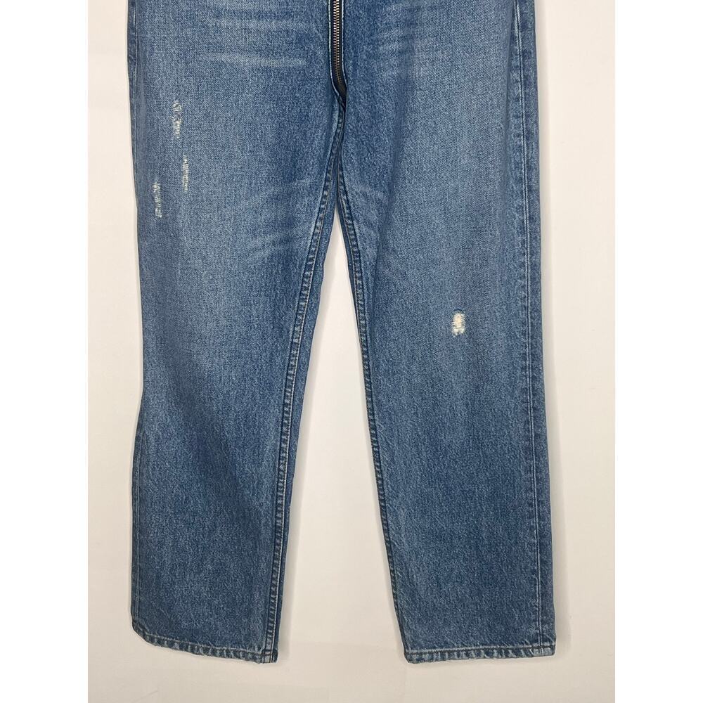 Reformation High Rise Straight Leg Ankle Zipper Jean Celtic Wash Women's Size 26 - Picture 4 of 11